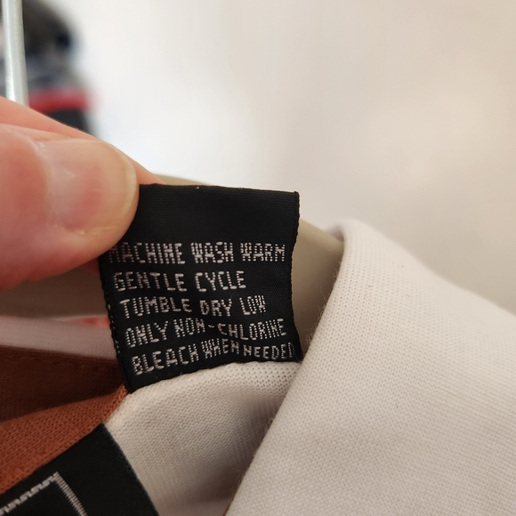 Van Cort Mens White Brown Short Sleeve Shirt Vintage Grandpacore Grandpa Polo Lg - Picture 8 of 8